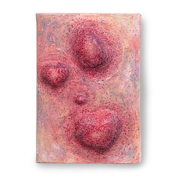 山口和男 「備前と椿」 油彩画 F4号 | Pay ID