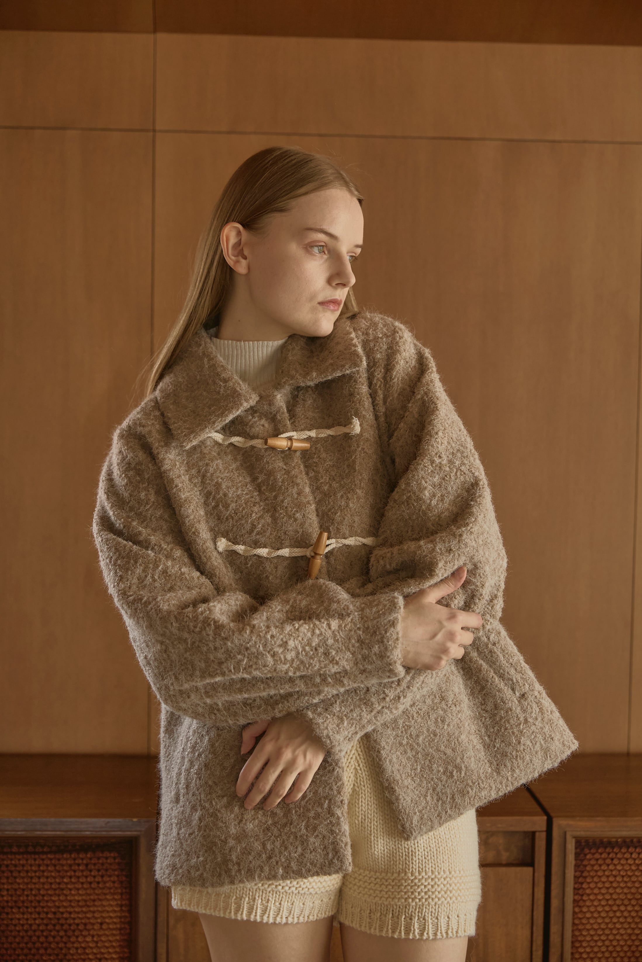 AM570914 shaggy duffel half coat【残り僅か】 | Alumu.