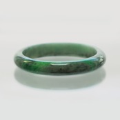 【内径 約60mm】 komaru green 翡翠バングル A貨翡翠 jd_bg1547