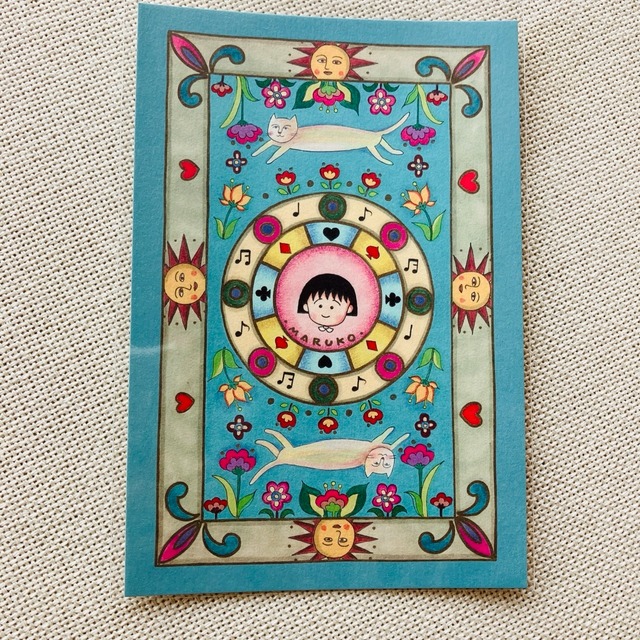 ちびまる子ちゃん　青空のように　原画ポストカード　CA26