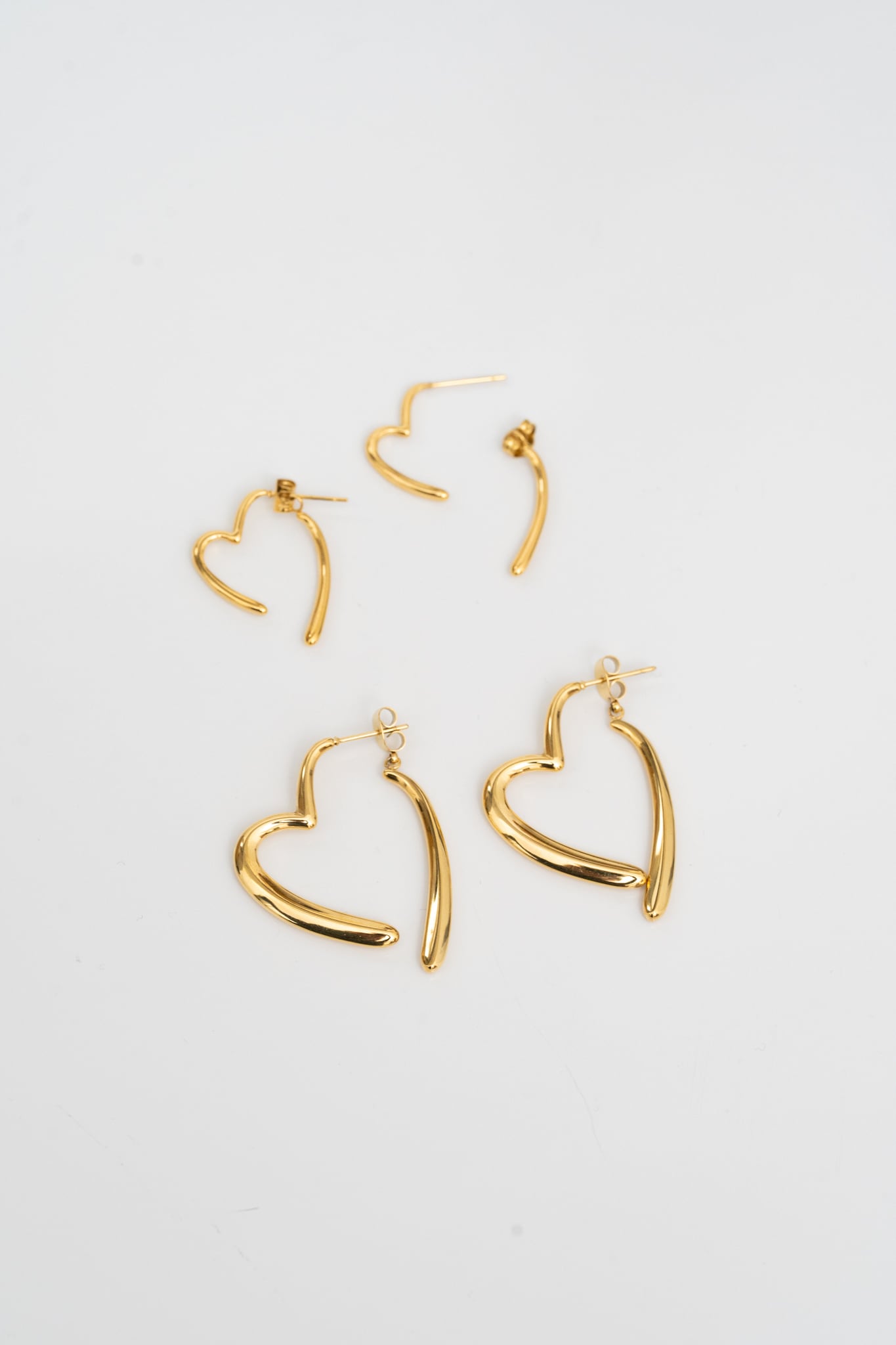 mini heart fake pierce | 金属アレルギー対応のアクセサリー crea.jewelry