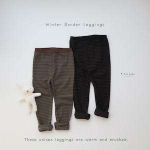 【即納】Winter Border Leggings