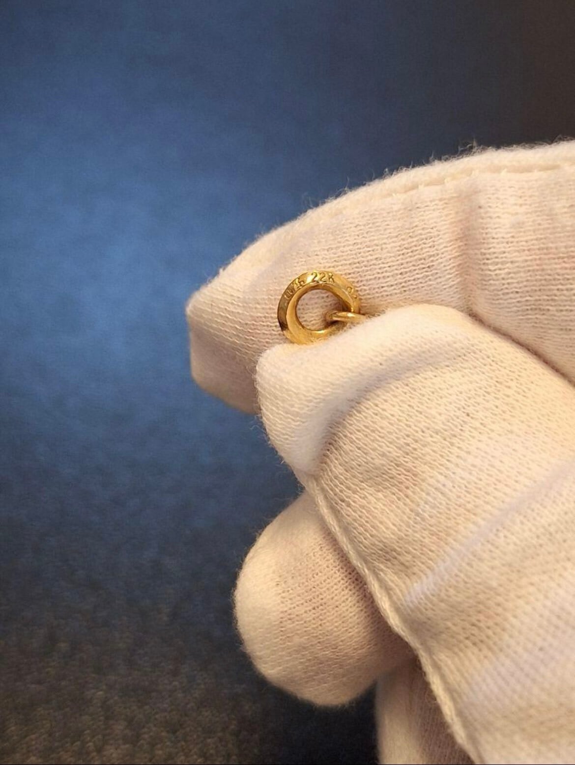 CHROME HEARTS クロムハーツ 22k ローリークロス チャーム ゴールド