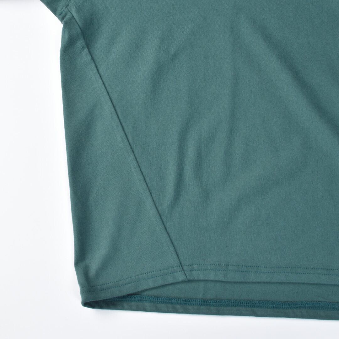 sasanqua by trees サザンカバイツリーズ バスクシャツ・グリーン 心地よい着心地で、リラックスした日々を過ごしていただけます