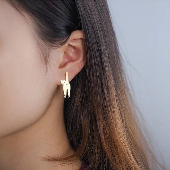 にゃんたまピアス - 双子猫のチラ見【L0150】 | Pay ID