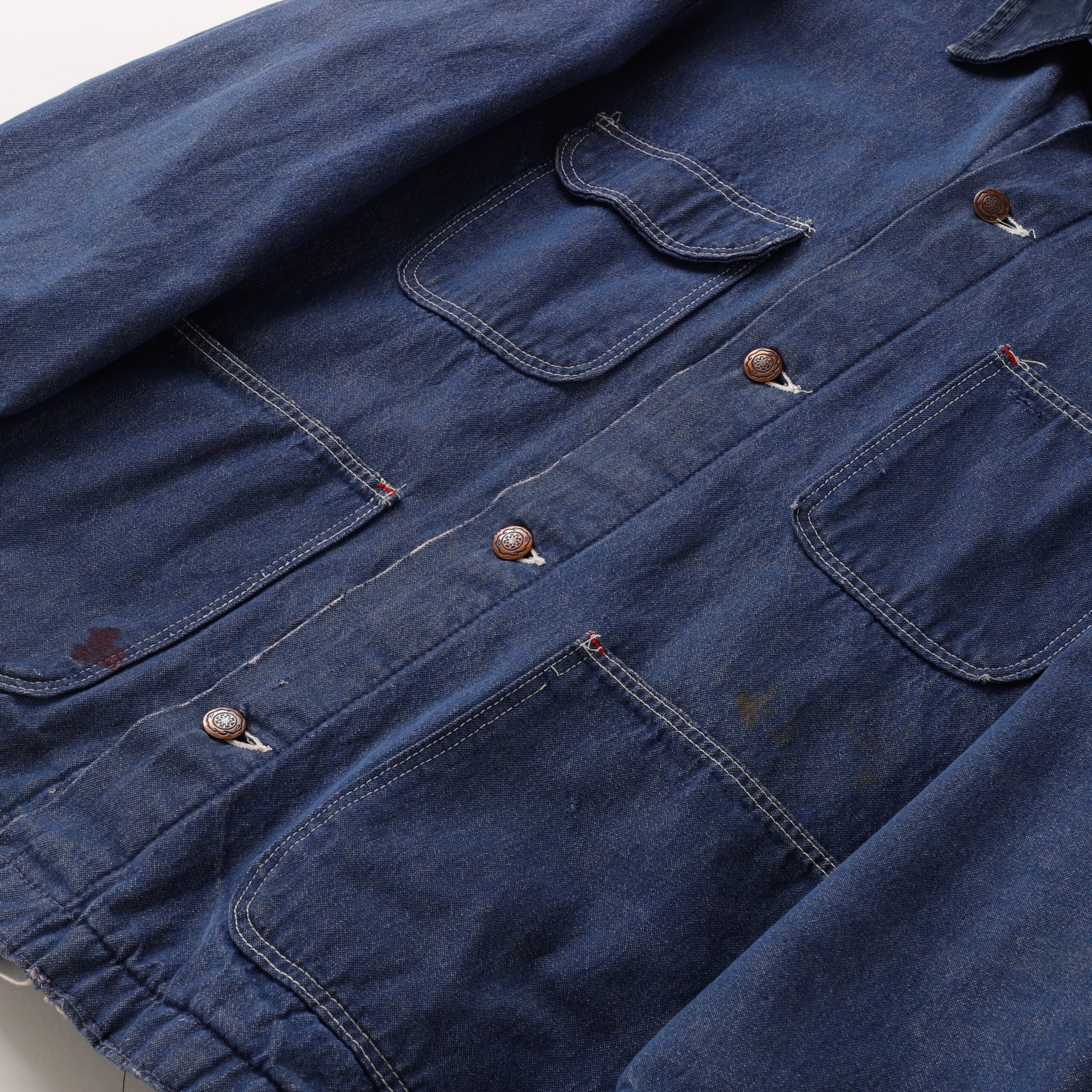 濃紺】70s special vintage Denim coverall jacket 