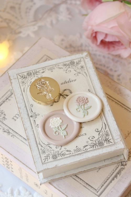 【Original】Wax Seal Stamp │ 薔薇 / Rose【25mm】