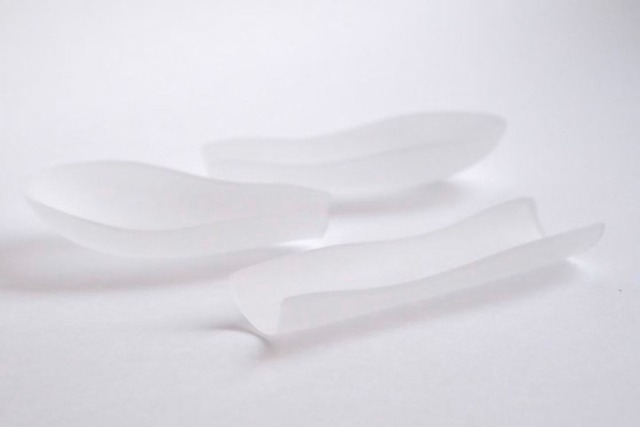 小林裕之·希  Hiroshi & Nozomi Kobayashi - 茶則 glass tea spoon