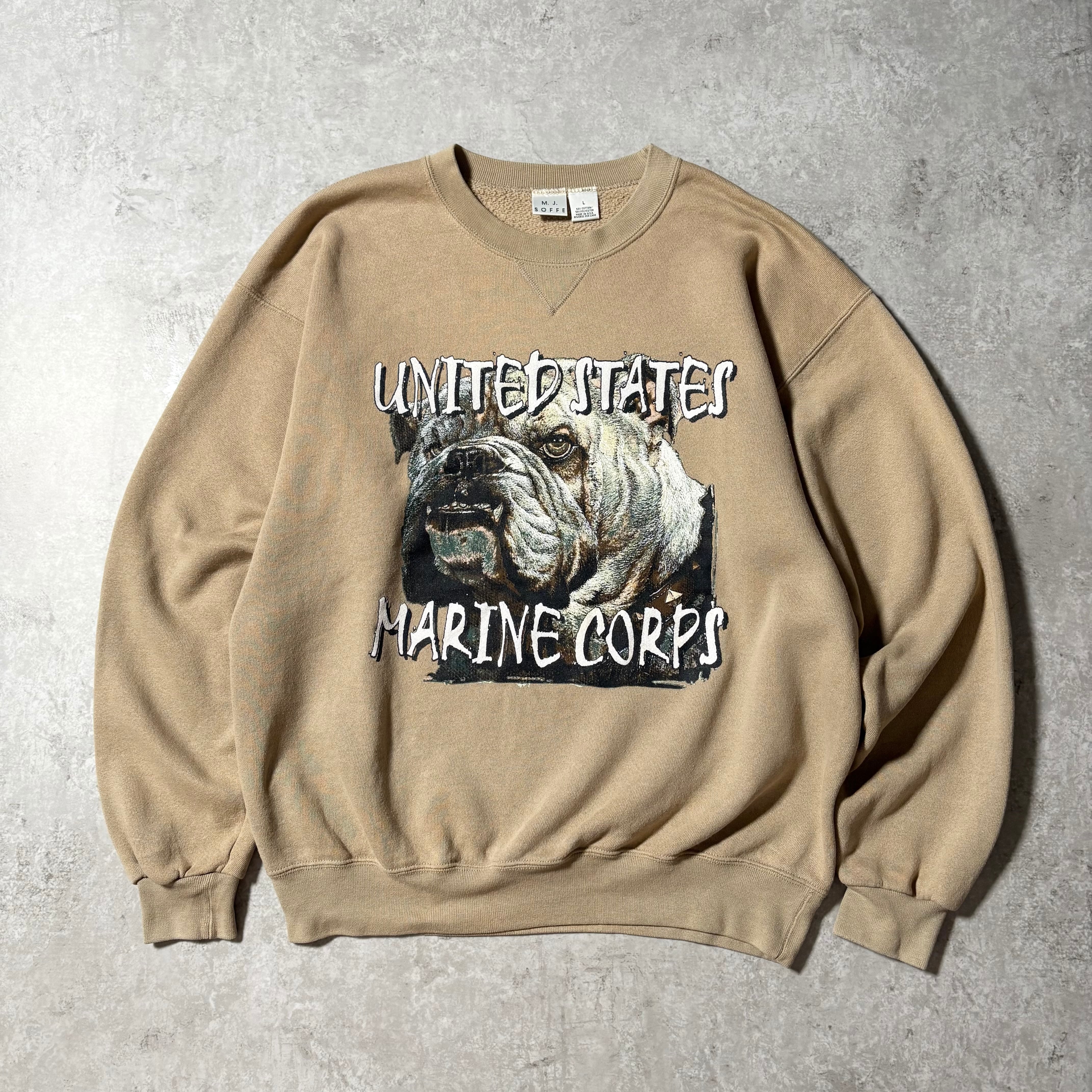 1990s "Bulldog Design" Sweat "Made in USA"