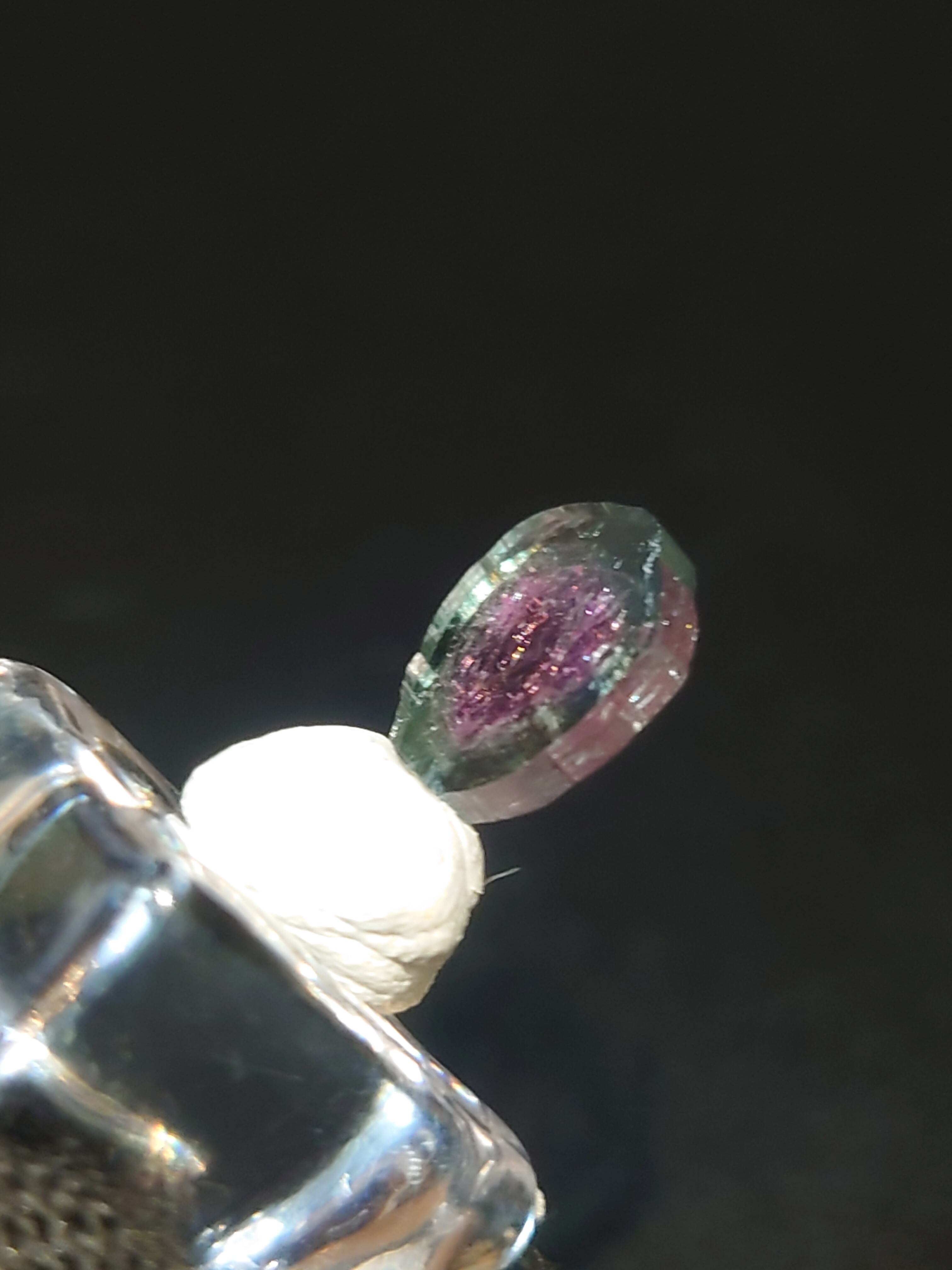 ウォーターメロントルマリン 原石 304g ブラジル ミナスジェライス州