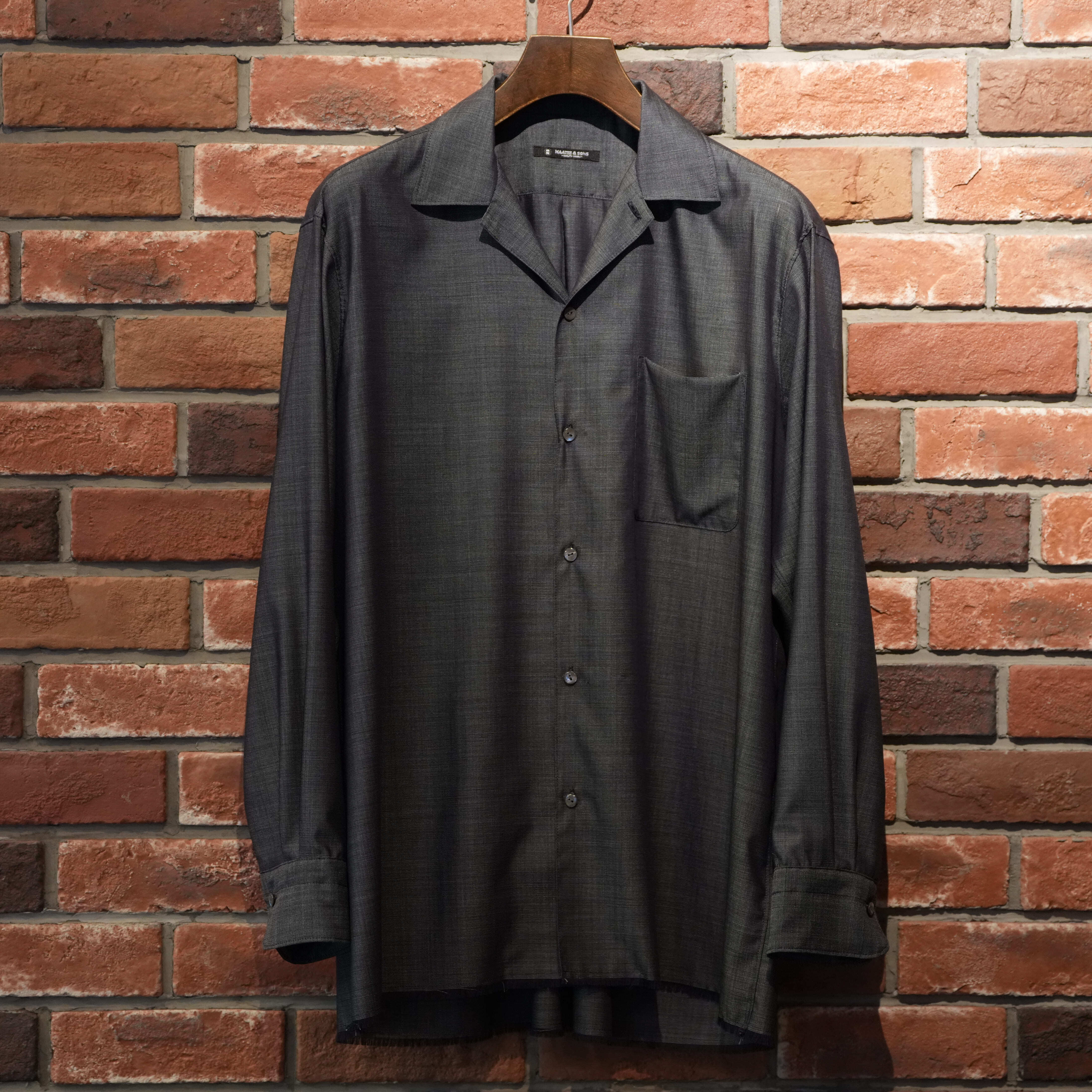 26SS MAATEE&SONS 無双 オープンカラー 新品未使用 MAATEE&SONS(マーティーアンドサンズ) 26SS 