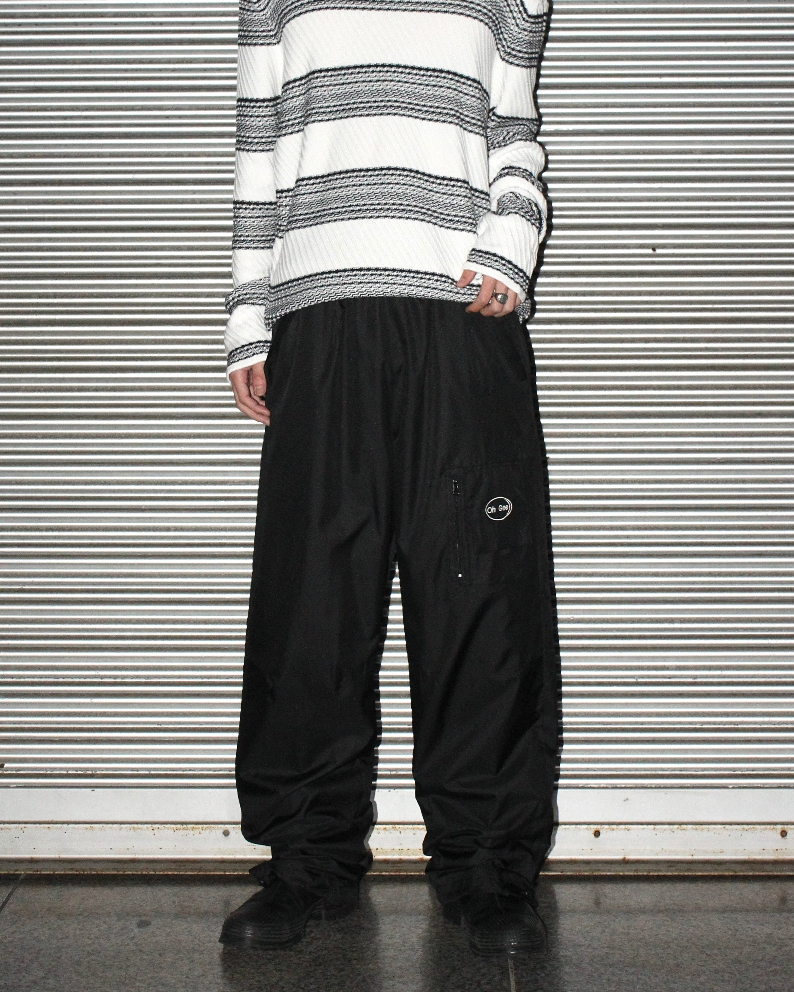 00s~ Oh Gee Rip-Stop Easy Nylon Pants