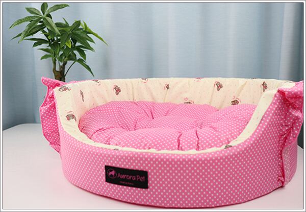 犬用ベッド PINK BLUE ペットハウス Sサイズ　小型犬