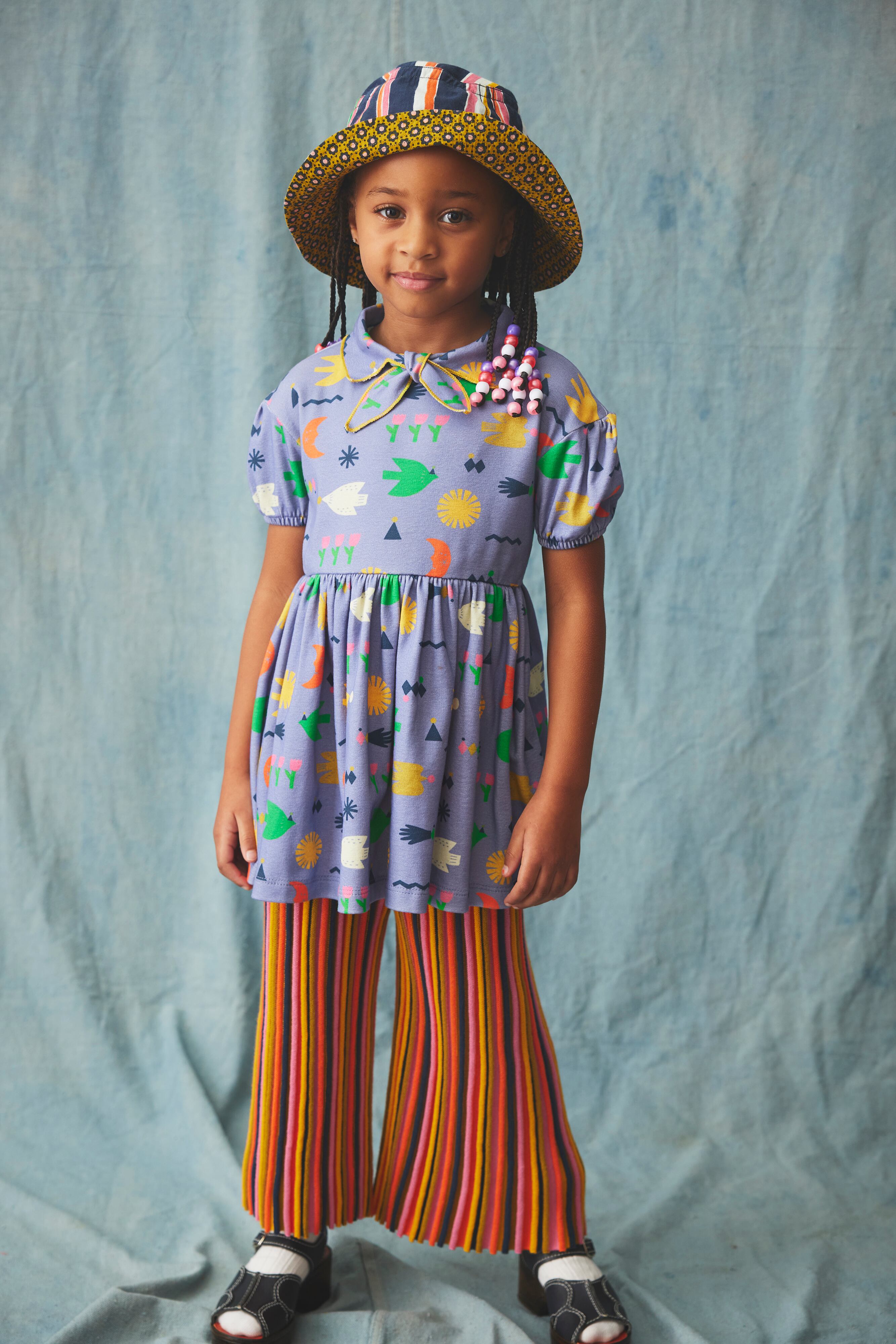 Misha&Puff 24SS 〉 Junior Scout Dress - Pewter Daleyden Fete 