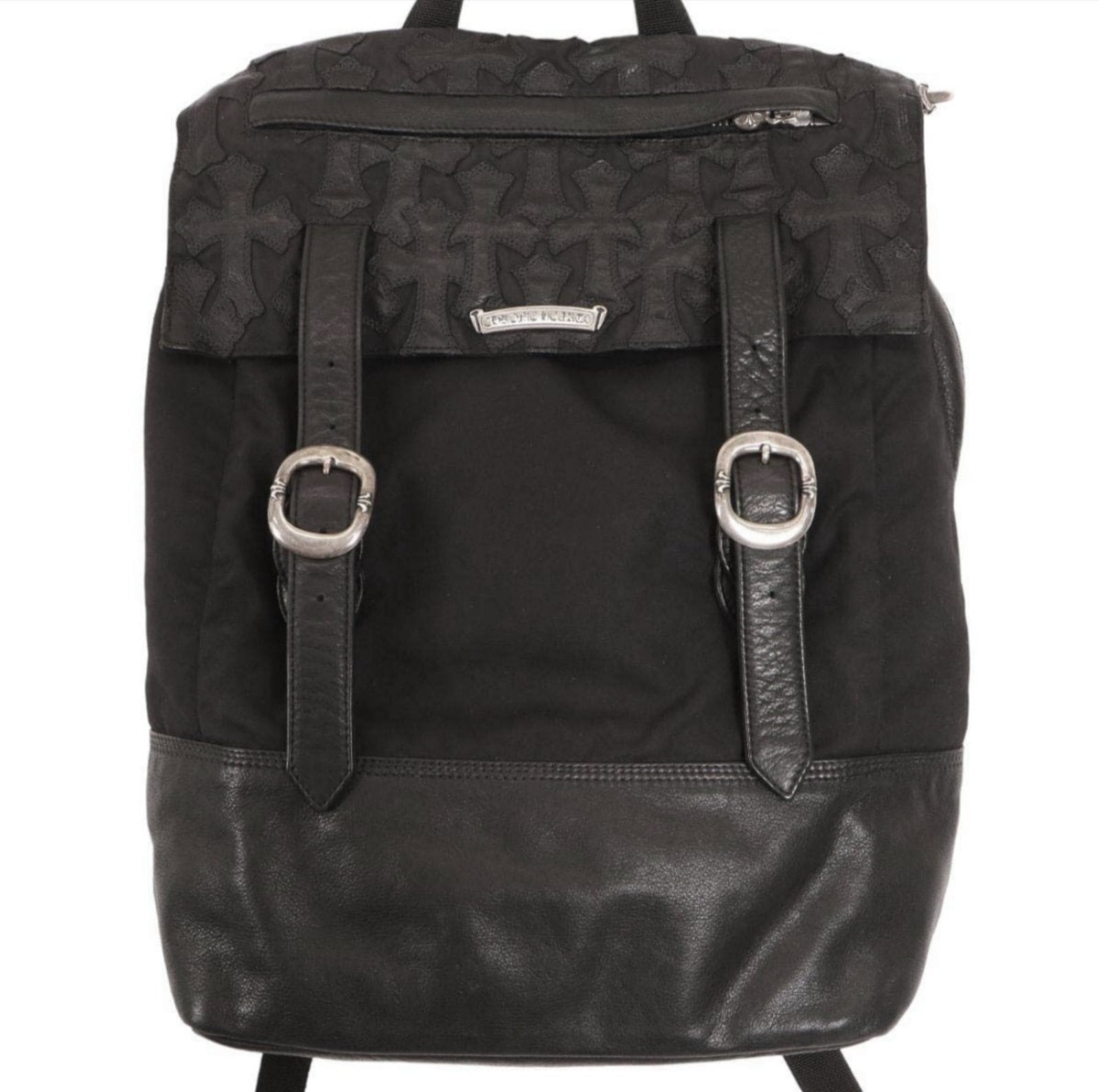 CHROME HEARTS CEMETERY CROSS LEATHER BACKPACK クロムハーツ　セメタリークロス　レザーバックパック CHROME HEARTS CEMETERY CROSS LEATHER BACKPACK クロムハーツ