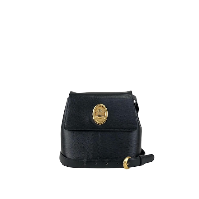 Christian Dior クリスチャン ディオール ショルダーバッグ ブラック ターンロック レザー ミニバッグ vintage ヴィンテージ オールド rz2umb
