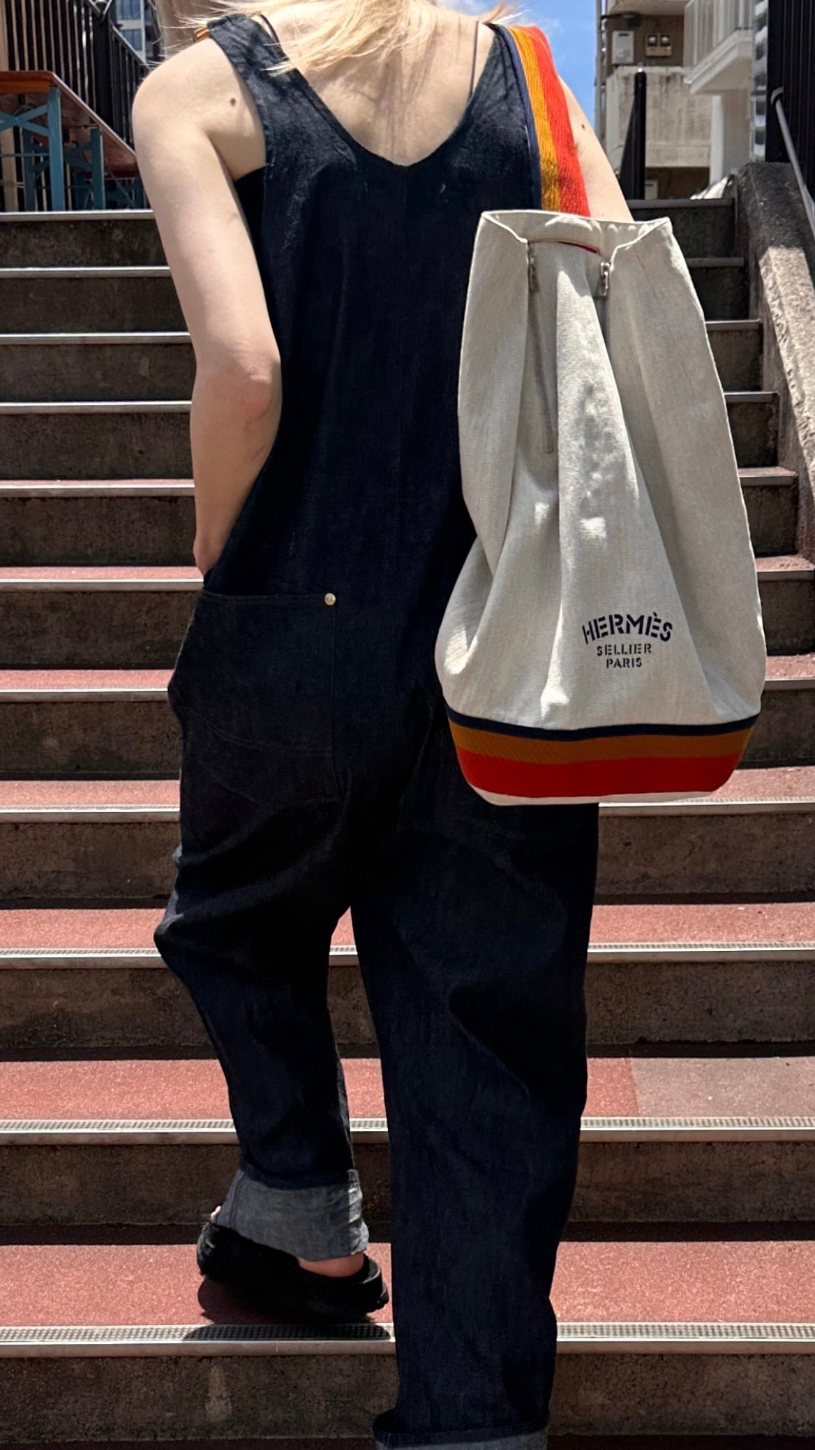 pelleq [DENIM DUNGAREES]