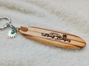 416.オーシャンレジンアート Surfboardキーホルダー