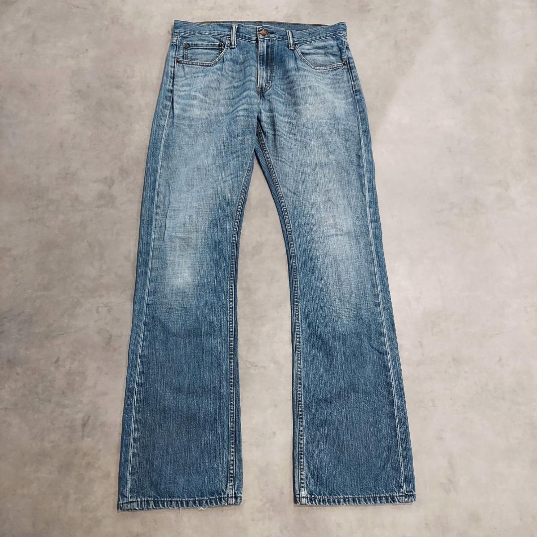 リーバイス527 Levis W34 フレアデニム 青 古着 ブーツ 20219