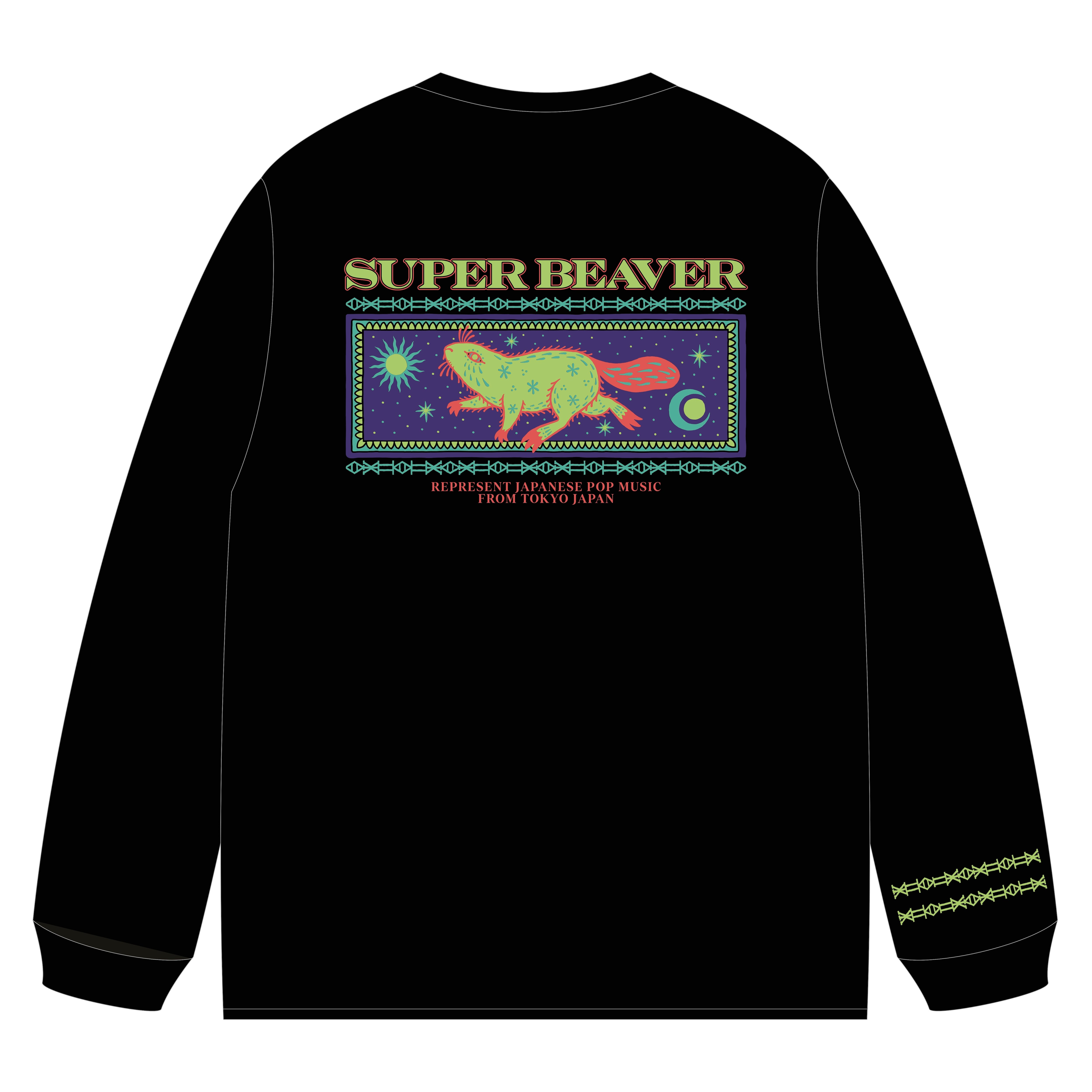 SUPER BEAVER ウォールアート ロンT サイズM スーパービーバー ウォールアートロンT | SUPER BEAVER OFFICIAL WEBSTORE
