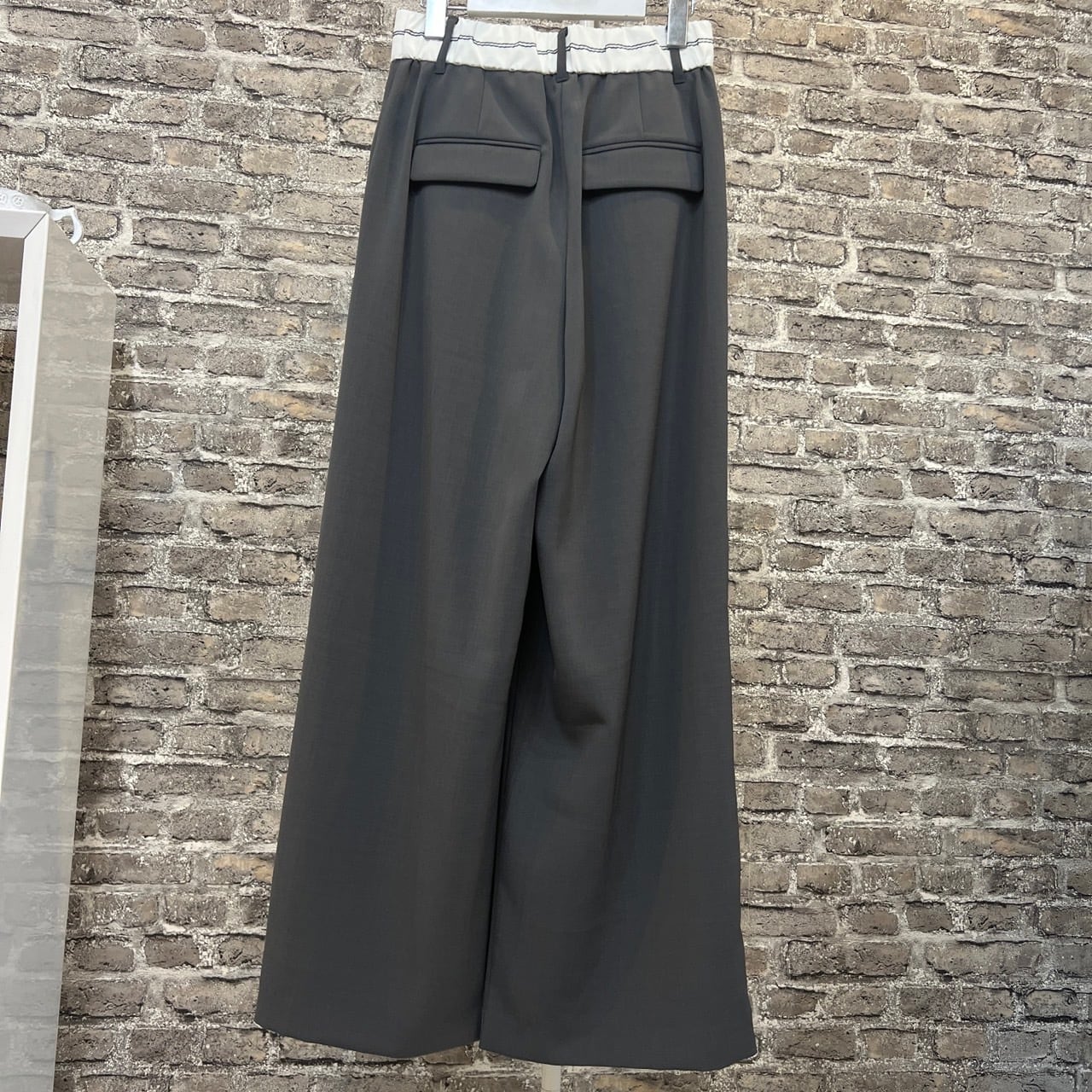 ウエストラインワイドパンツ