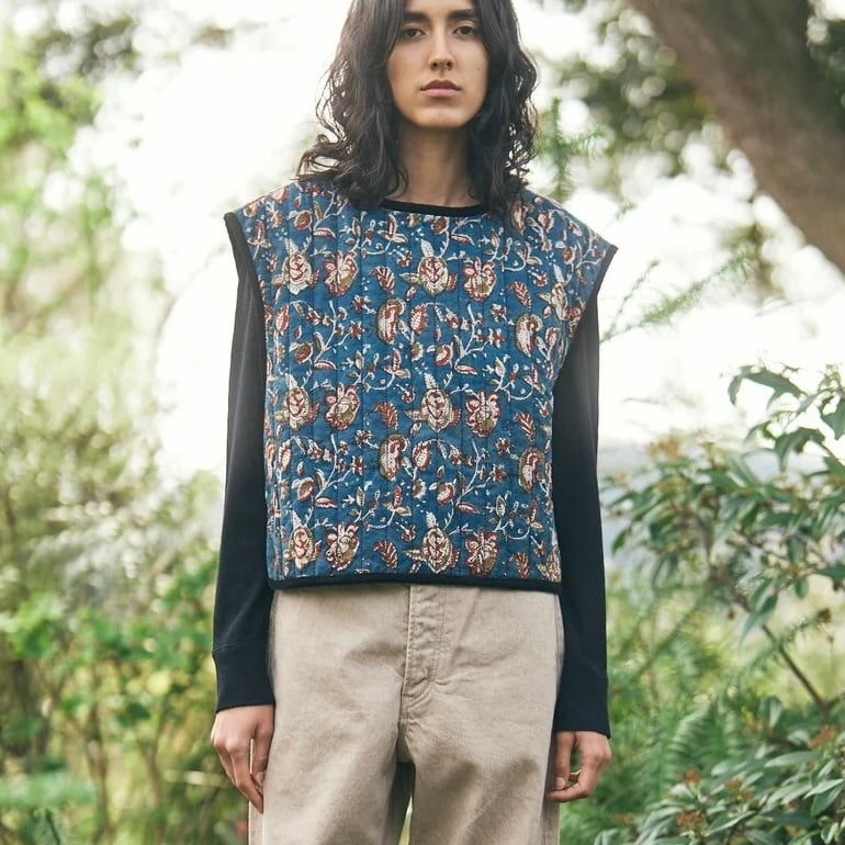 ARCHI / BLOCK PRINT QUILTED VEST