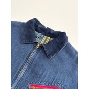 60s "FLANNEL LINER" DENIM WORK JACKET Size 40程