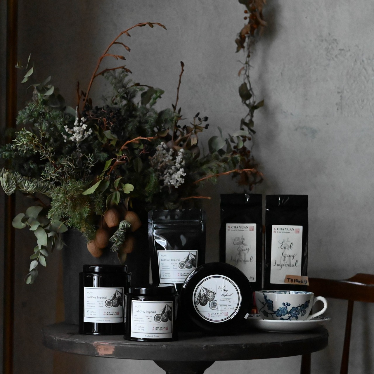 アールグレイインペリアル-皇帝のアールグレイ- Leaf Tea40g缶入(紅茶・チャユアン)