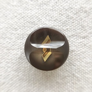 ひし形ゴールド×カッティングブラウン 18㎜