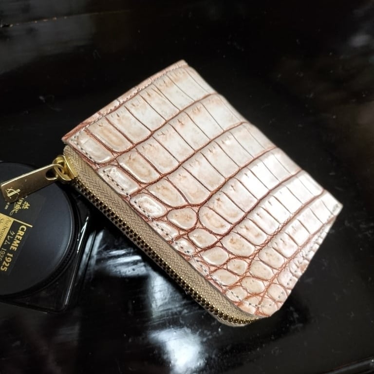カキシブ・シラホネ・クロコダイルL字ファスナーウオレットA | FREAK