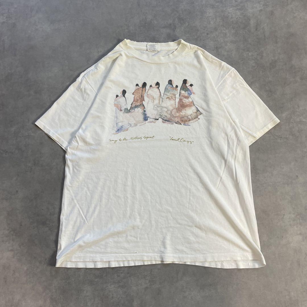90s USA製 ART アート 絵画 vintage T-shirts