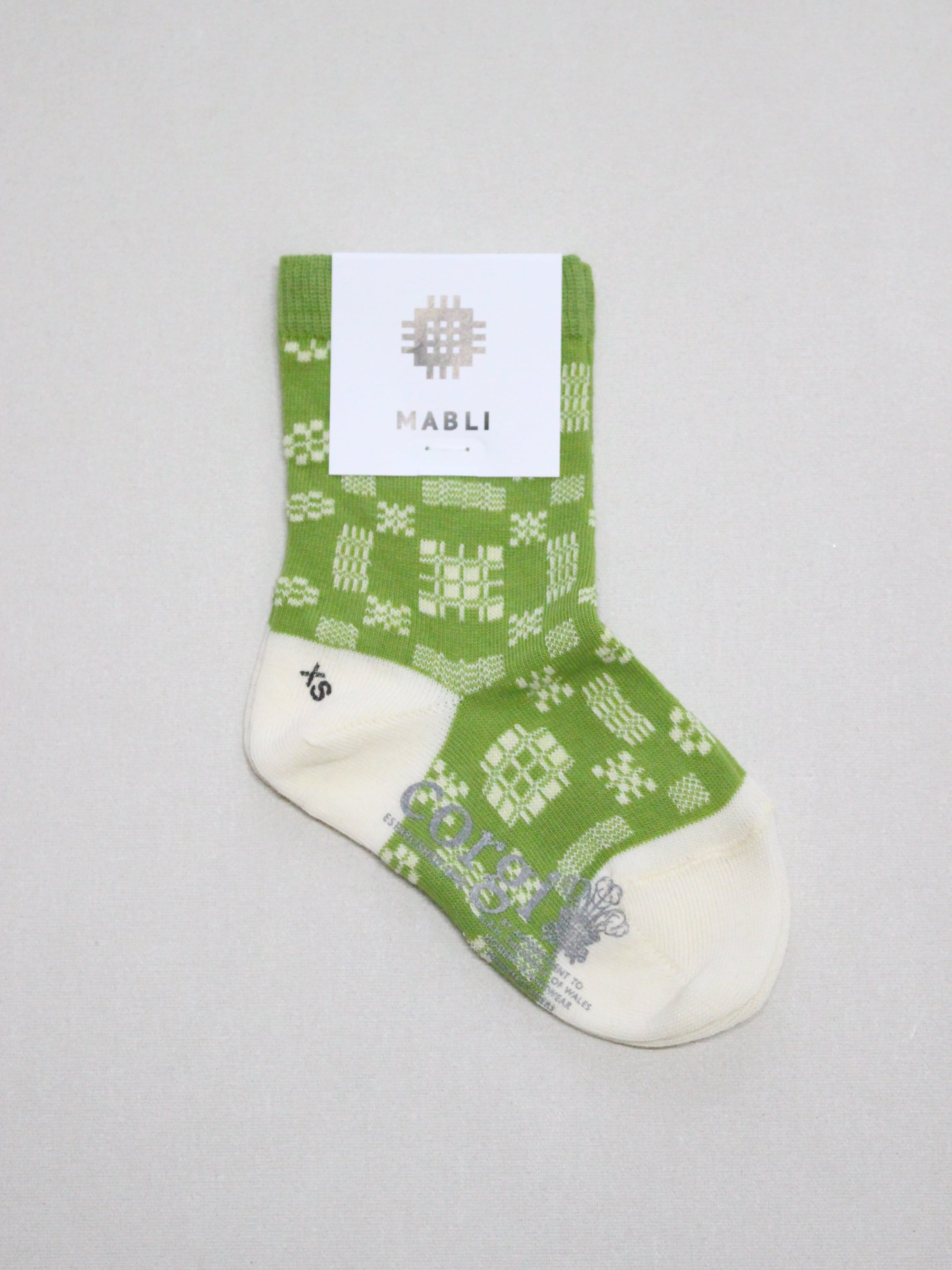 MABLI BRITHLEN SOCKS FERN/SAND | RESONASON