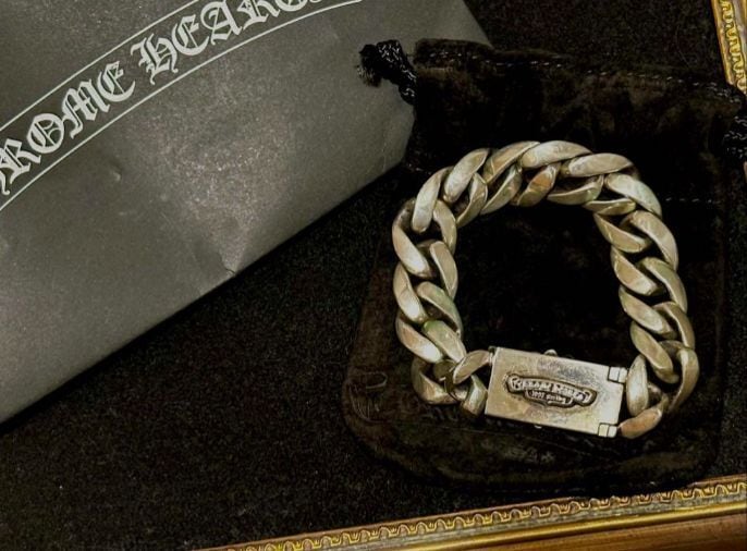 CHROME HEARTS クロムハーツ クラシックリンク チェーンブレスレット CHROME HEARTS クロムハーツ クラシックリンク チェーンブレスレット