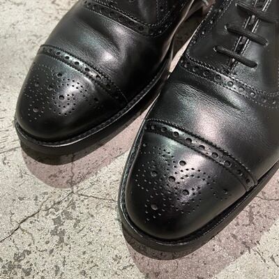 Church's チャーチ DIPLOMAT ディプロマット ストレートチップ レザーシューズ SIZE7.5 約25.5cm ブラック  シューキーパー付【表参道t09】 | ブランド古着Brooch powered by BASE