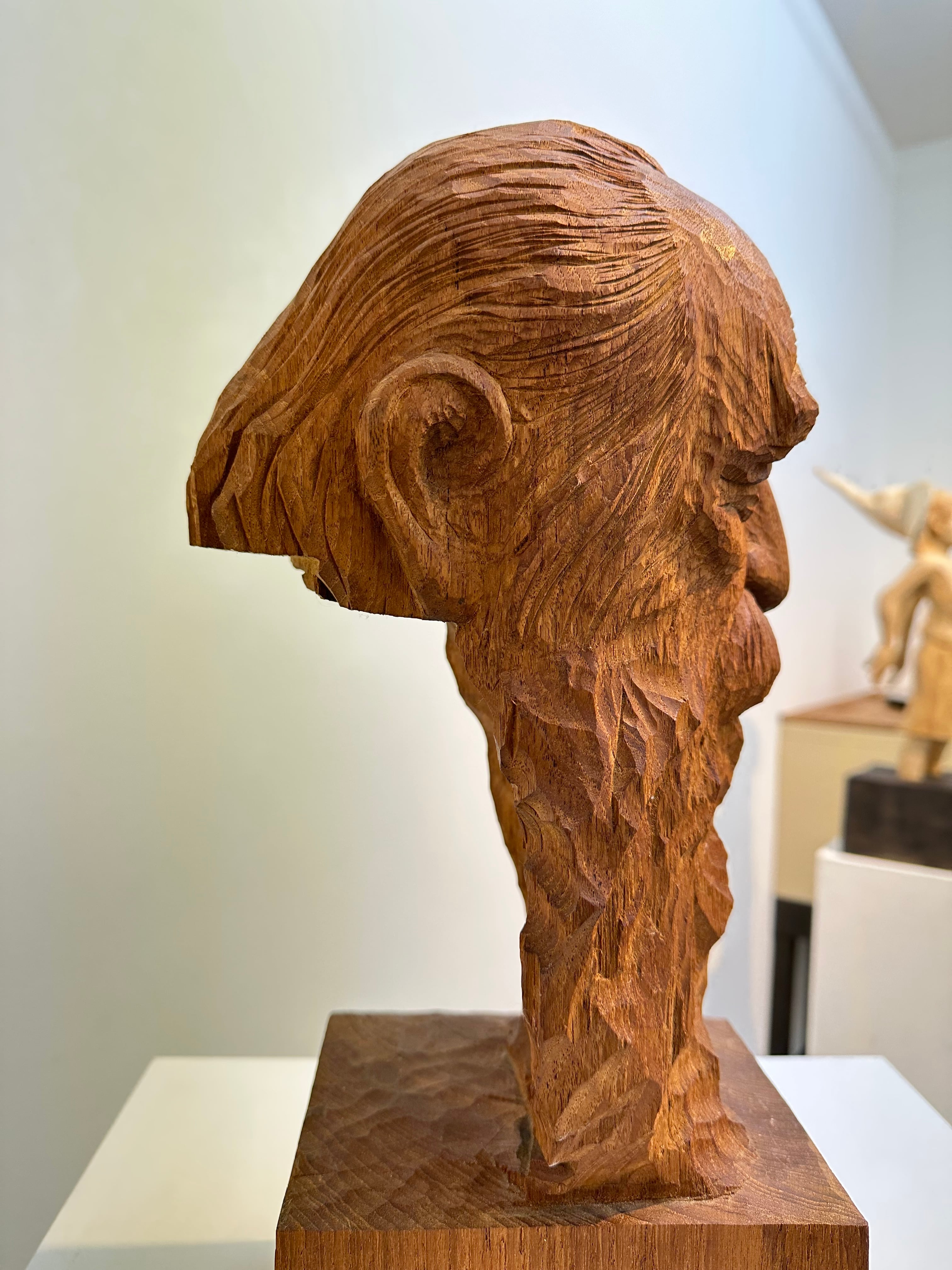 ヒデ　木彫り　勇み獅子　甫作 131010_515396253732088193561_9