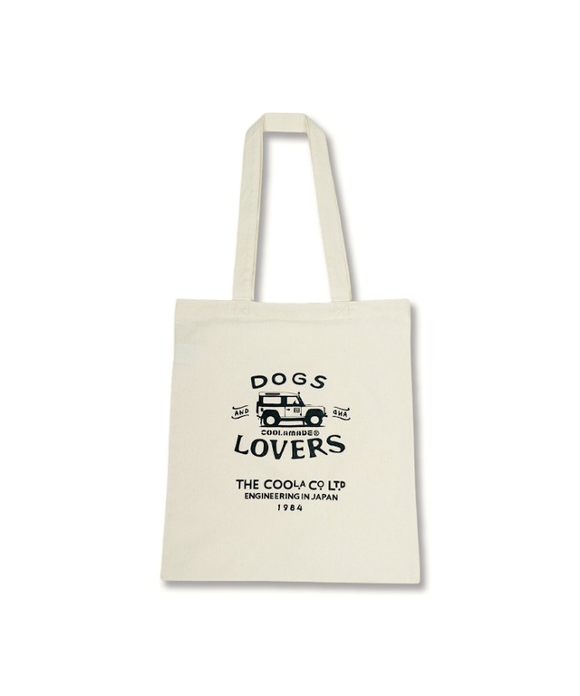 【直営限定ITEM】DOGS & LOVERS プリントトートバッグ (IVORY)　CQ-48522H