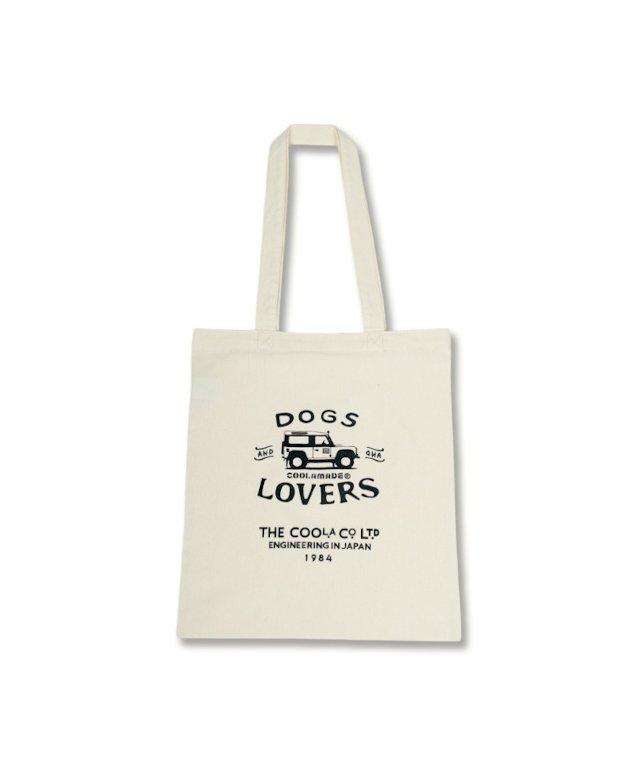 【直営限定ITEM】DOGS & LOVERS プリントトートバッグ (IVORY) CQ-48522H