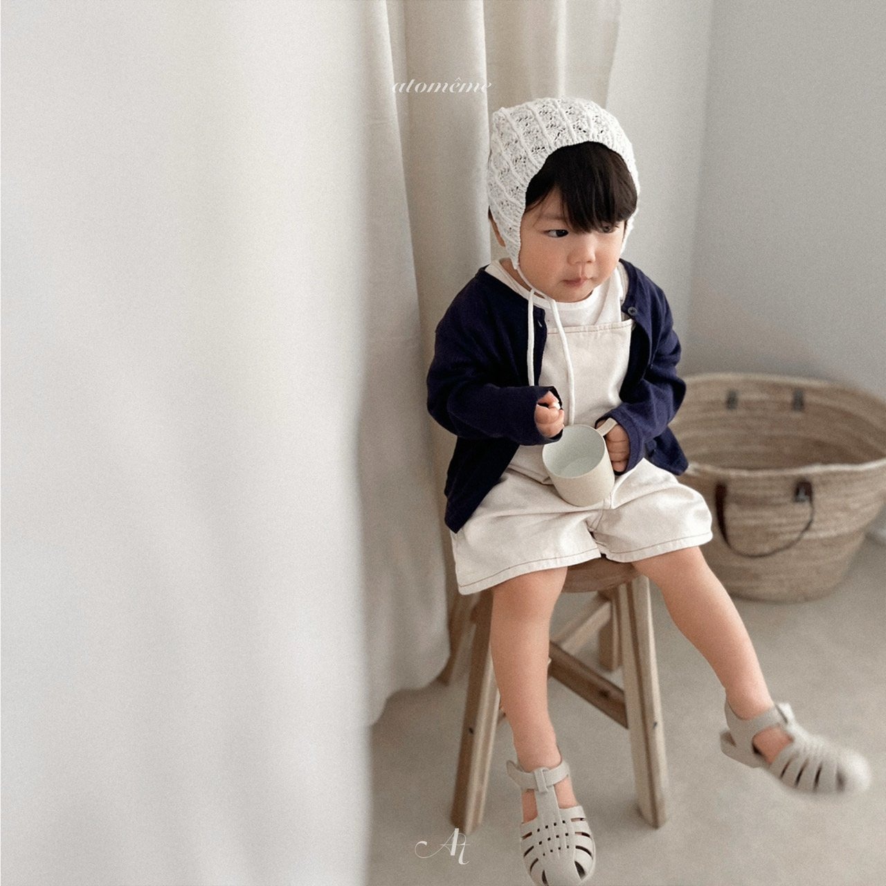[atomeme] Almond Overalls / [아토메메] 아몬드오버롤