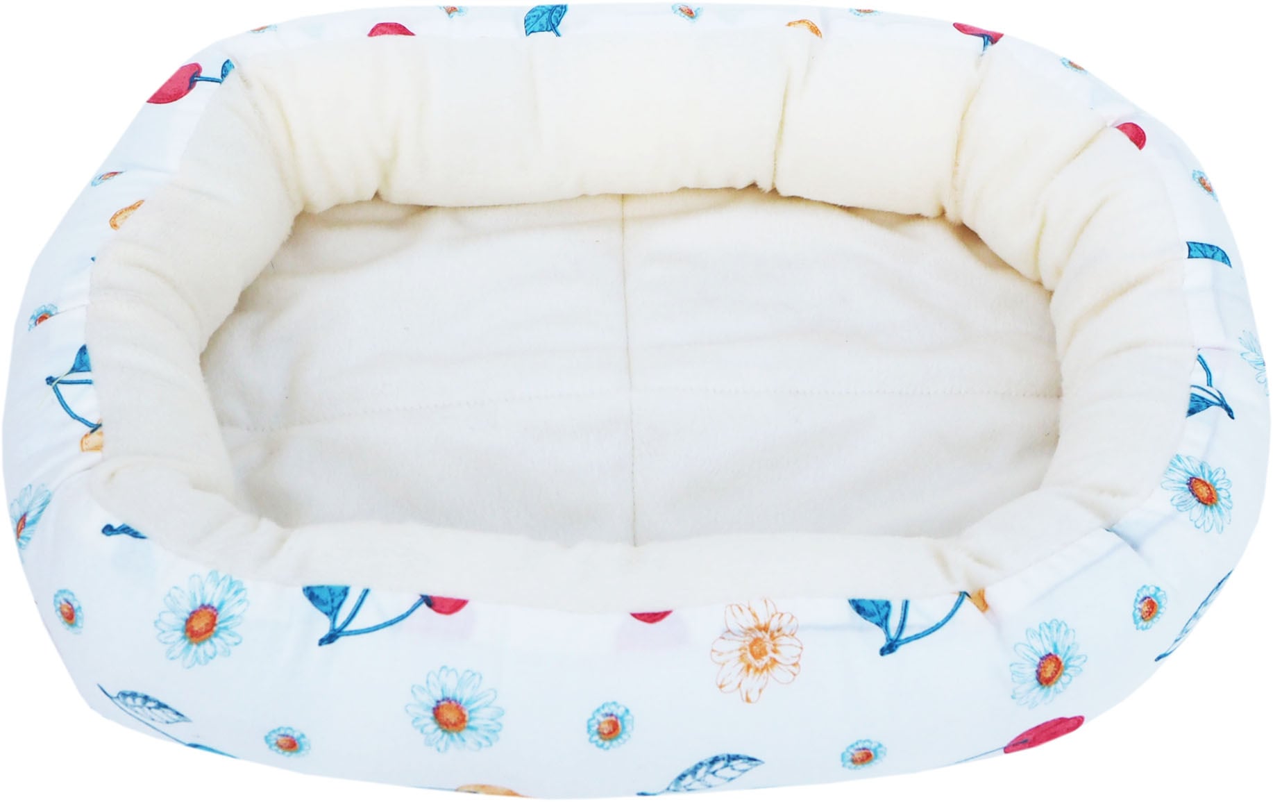 【小動物】 うさちゃんのハッピーベッド ピンク/ホワイト