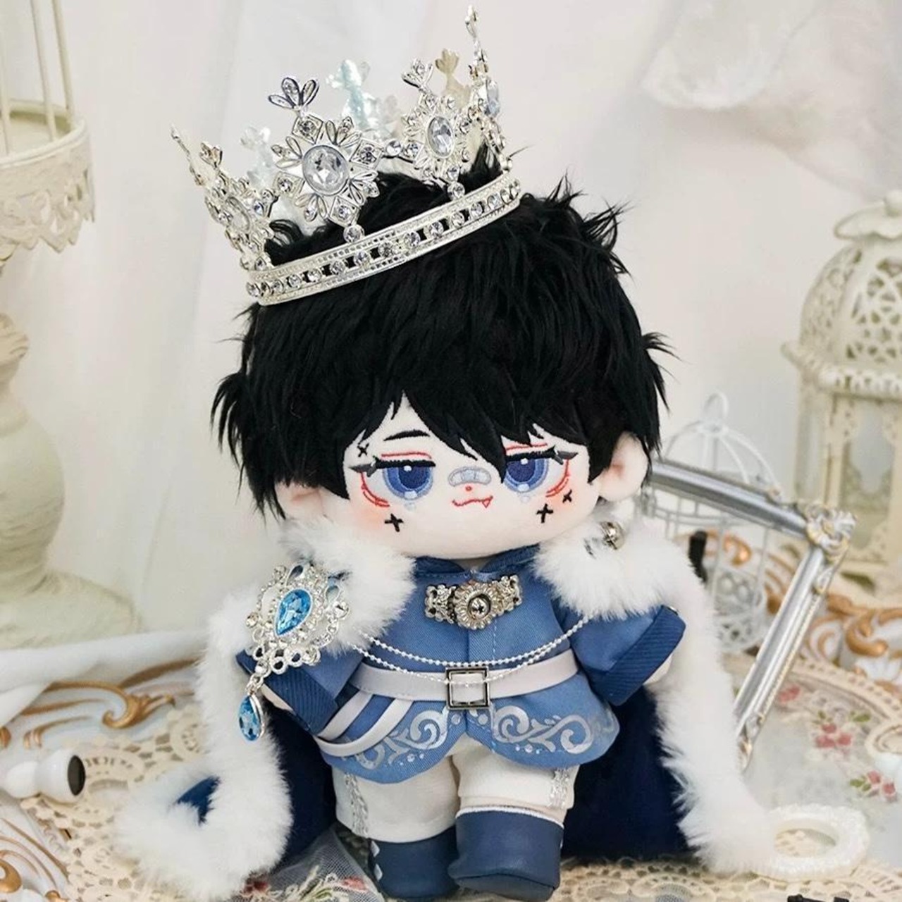 ぬいぐるみ服 20cm 着せ替え ぬい服 王冠付き 豪華 コスプレ 推し活  