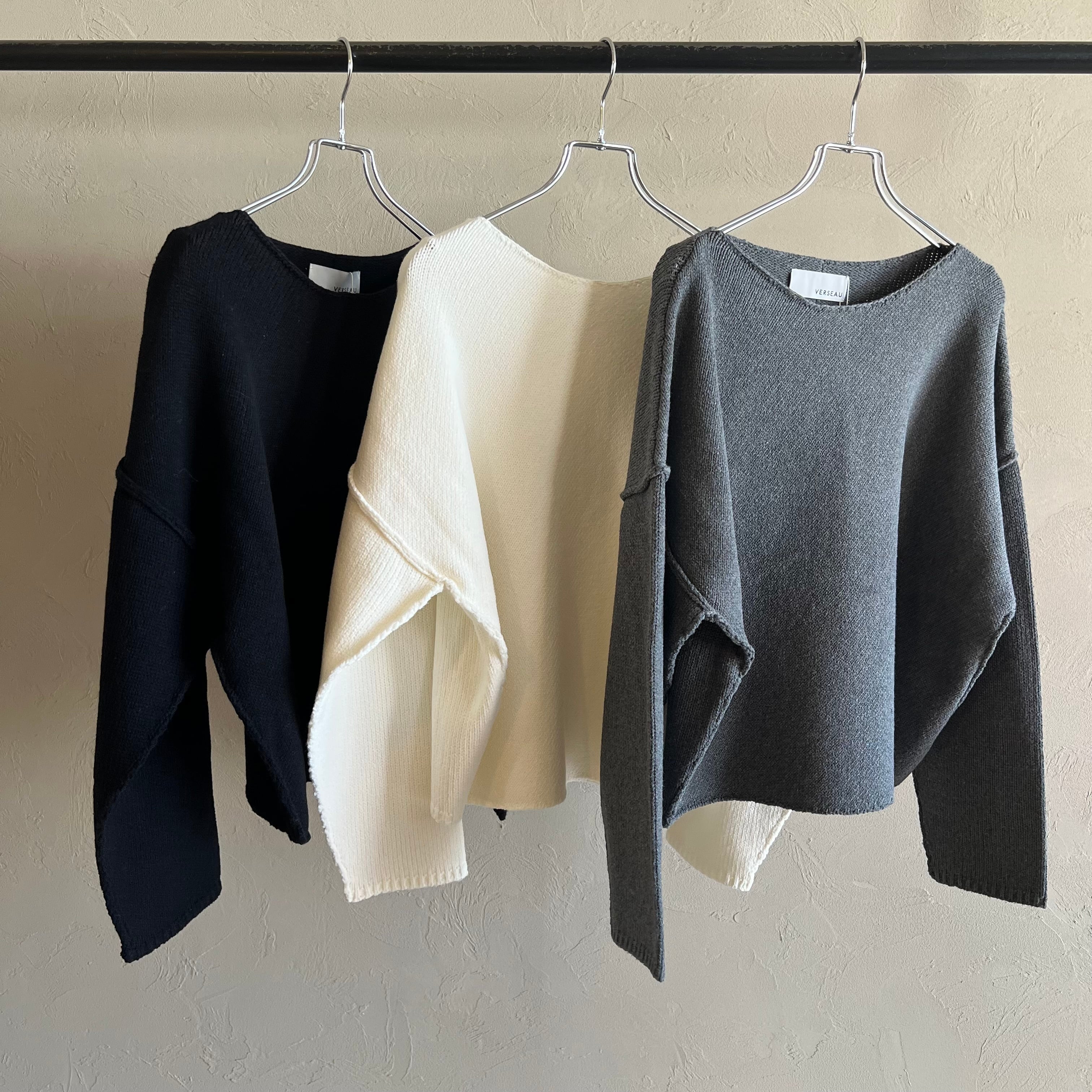 【 VERSEAU 】オフボディバイアスニット