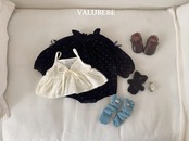 ベルベベ / valubebe / ドットリボンスーツ / 韓国子供服 / ベビー / 26winter〖取寄〗*6M~18M*
