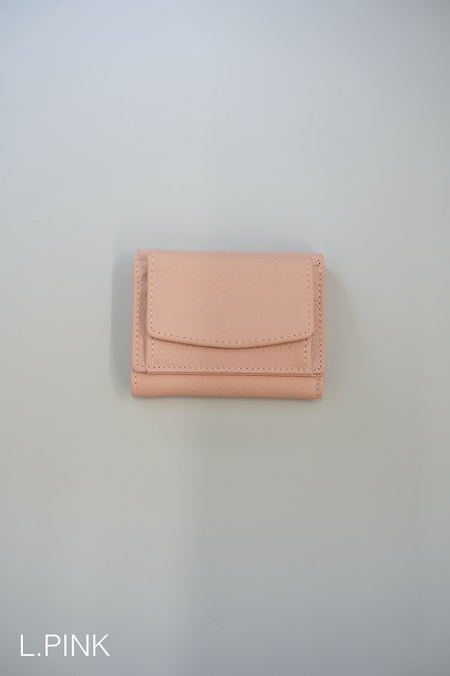 real leather mini wallet