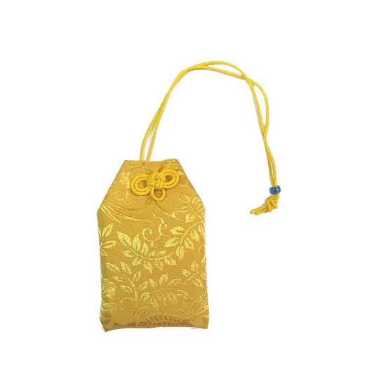 お守り-金襴黄-送料無料-mbk002 | 手作り手元供養品 やすらか庵