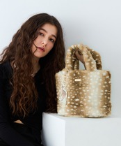 PAUL&JOE ACCESSOIRES : FUR TOTE BAG PJA-B1502