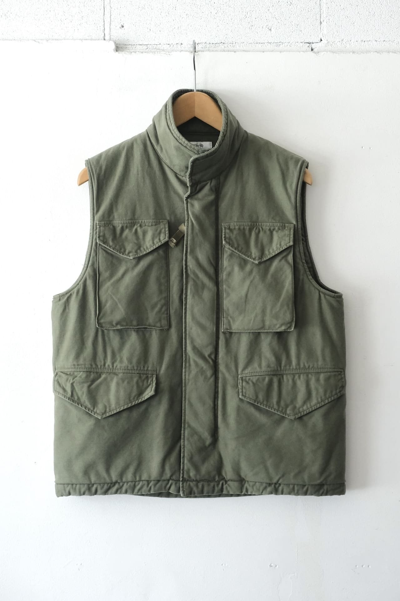 FUJITO Field Vest Olive Green,Black | Directors Web Shop