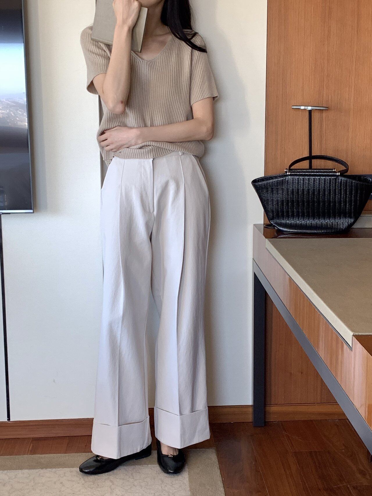 Cotton Twill Pants 2color