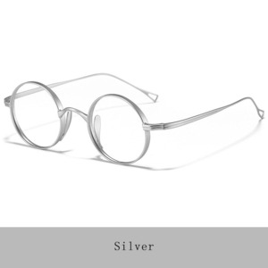 Unique Temple Titanium Glasses -round- / ユニーク テンプル チタン メガネ -ラウンド-