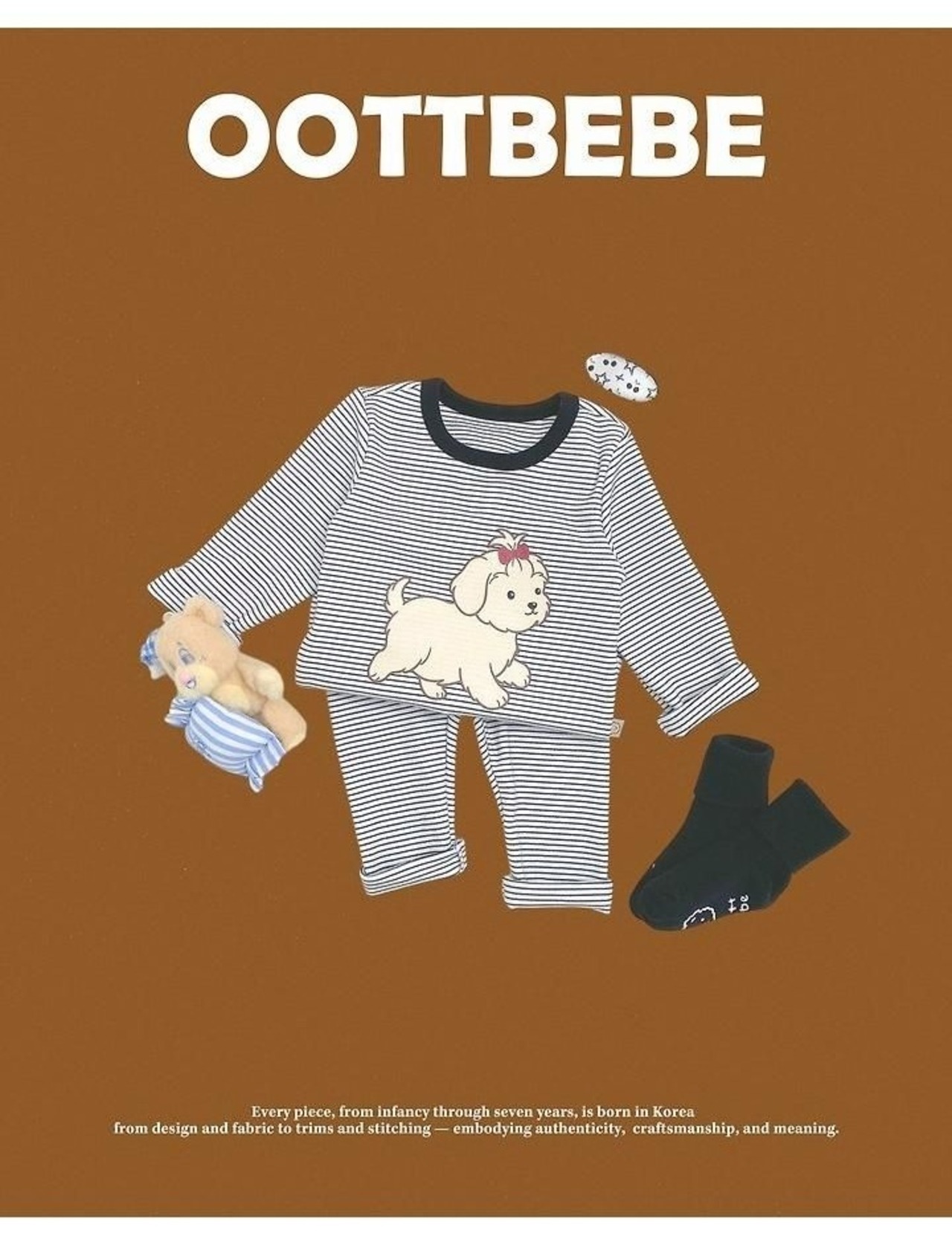 韓国子供服 / 26winter / oottbebe / もこもこルームウェア / ベビー&キッズ / 冬服 *XS~XL*