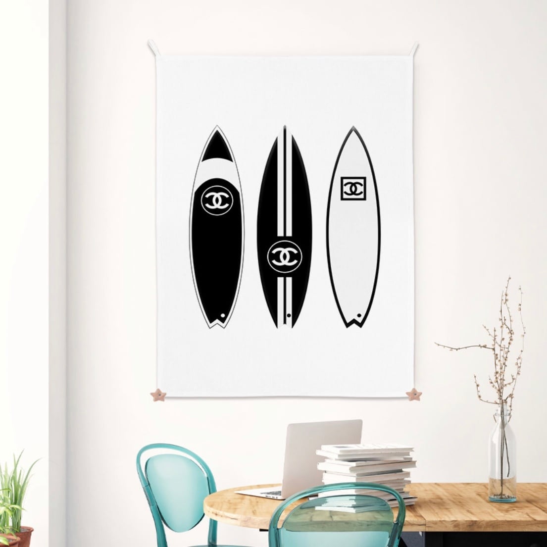 Surfboard Illustration Fabric Poster B 3size シャネル ブランド イラスト ファブリックポスター 韓国 Tokki Maeul トッキマウル 韓国雑貨通販サイト Surfboard Illustration Fabric Poster B 3size シャネル ブランド イラスト ファブリックポスター 韓国 Tokki Maeul トッキマウル 韓国雑貨通販サイト
